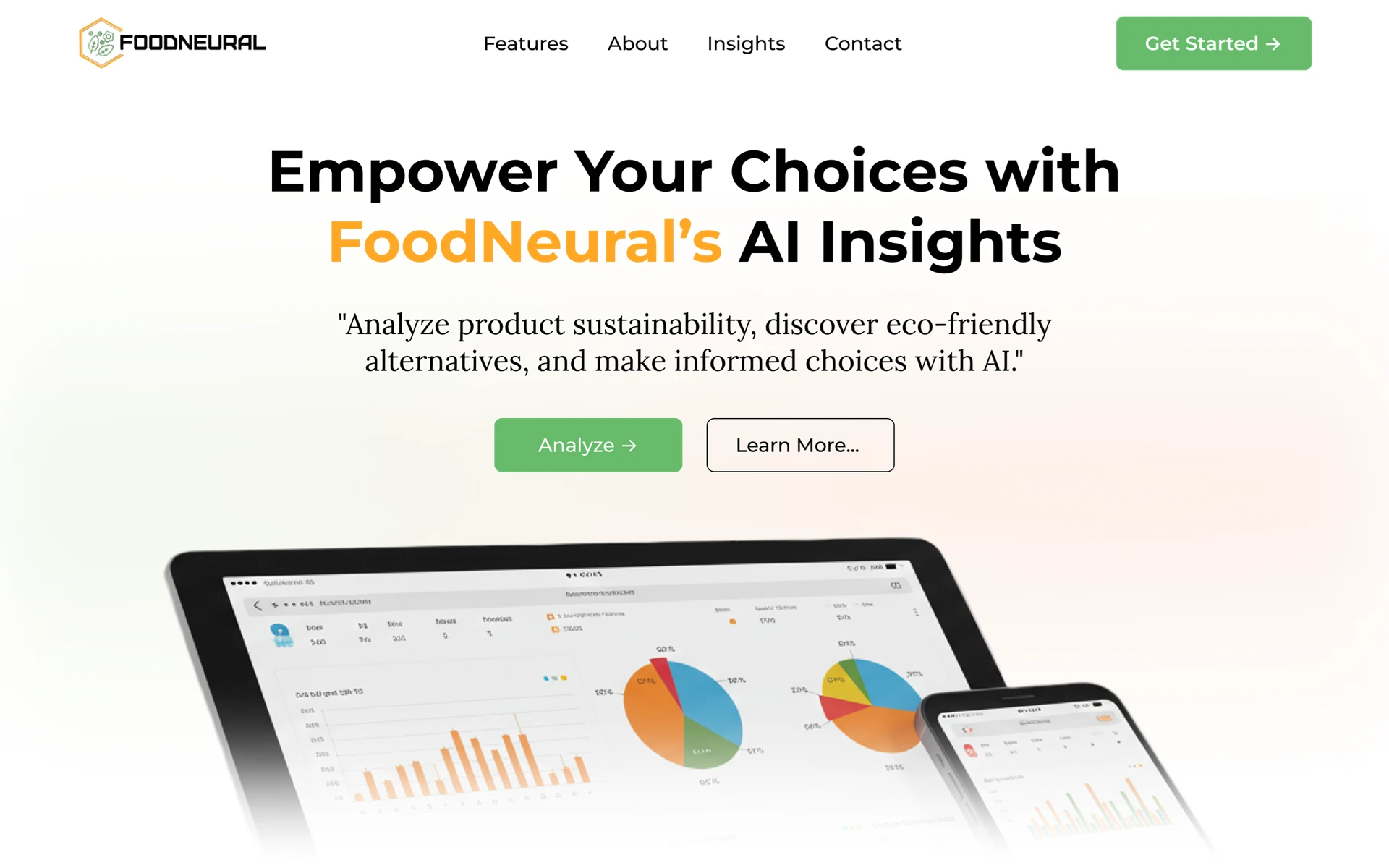 FoodNeural hero image